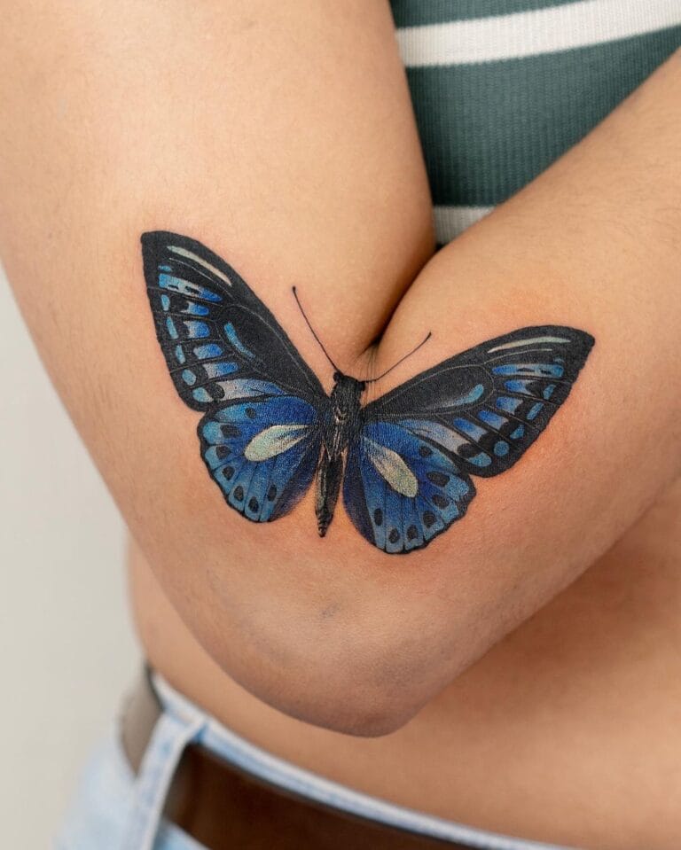 Discover Stunning Blue Butterfly Tattoo Ideas For Your Next Ink