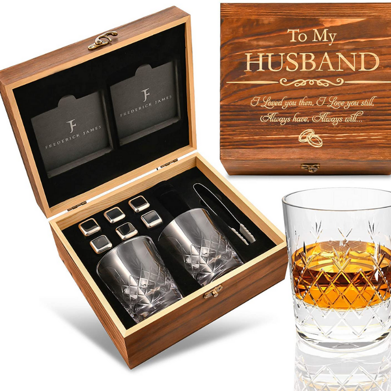 Whiskey Glass Set for Men