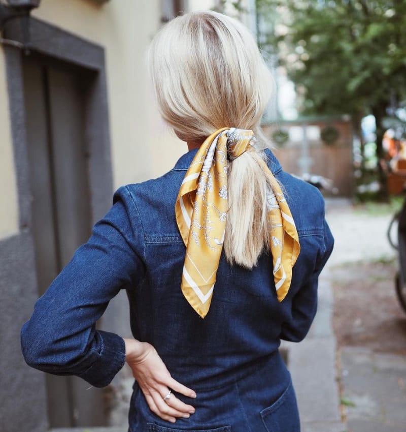 Ways To Wear A Scarf In Hair