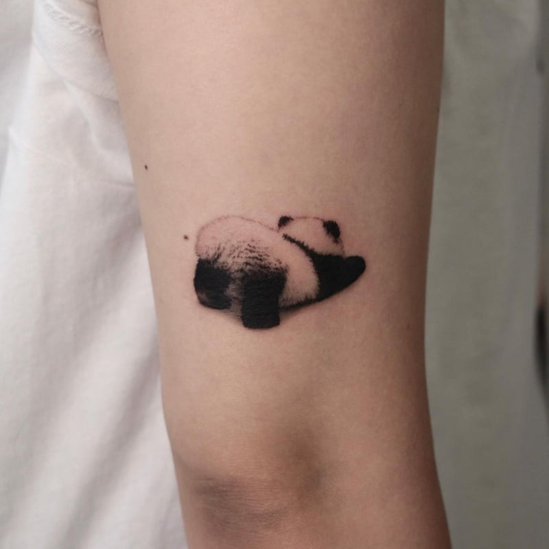 Pin by Flor Macedo on Tatuajes femeninos  Panda tattoo Cute matching  tattoos Side wrist tattoos
