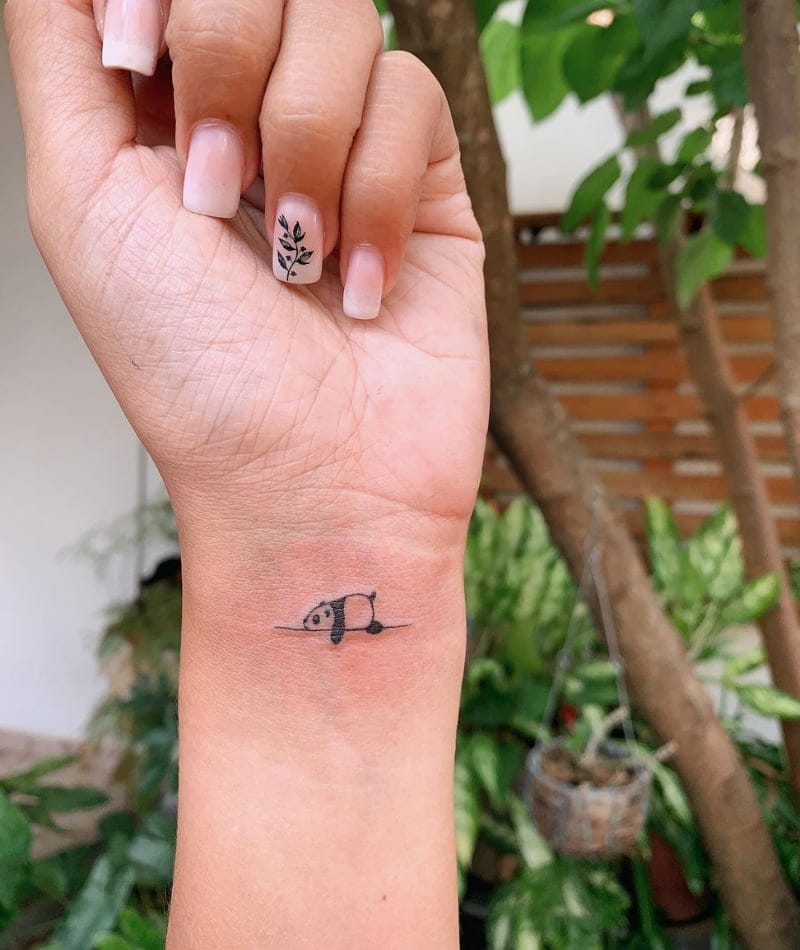 Firangi Tattoo Studio     are SO cute Comment below if you feel  like a panda sometimes  Cute panda tattoo by firangitattoostudio   pandas 