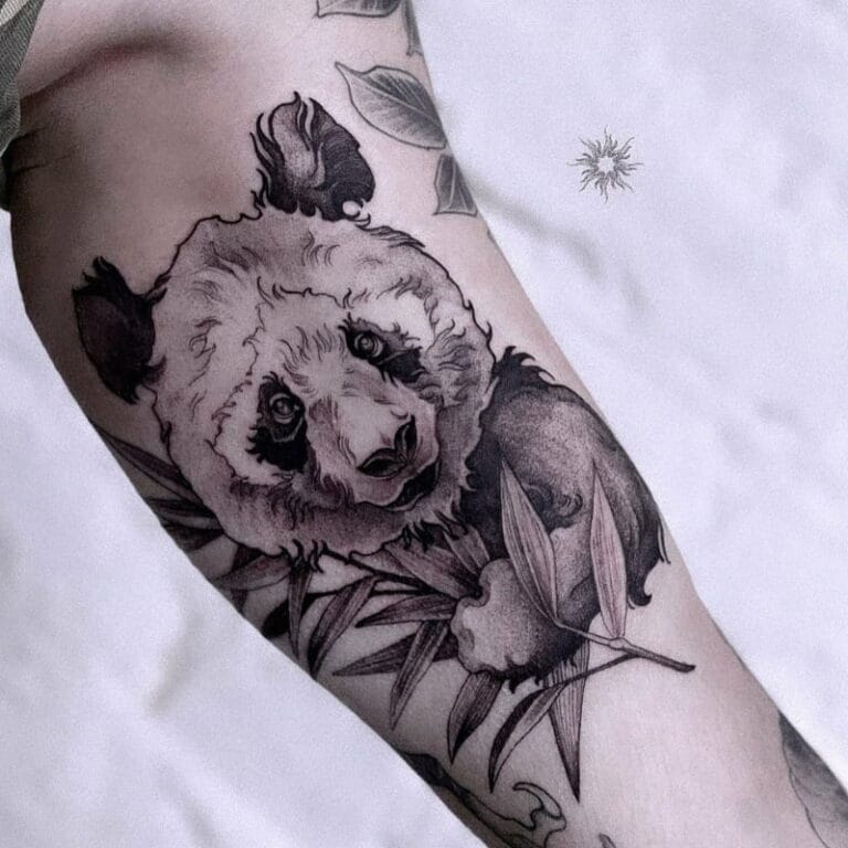 Creative Panda Tattoo Designs That You Must Try - WomenSew