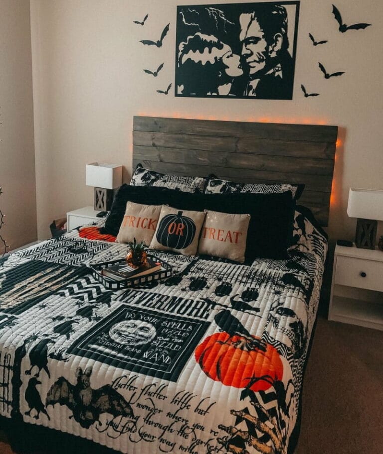 Easy Halloween Bedroom Décor Ideas (Trending) - WomenSew