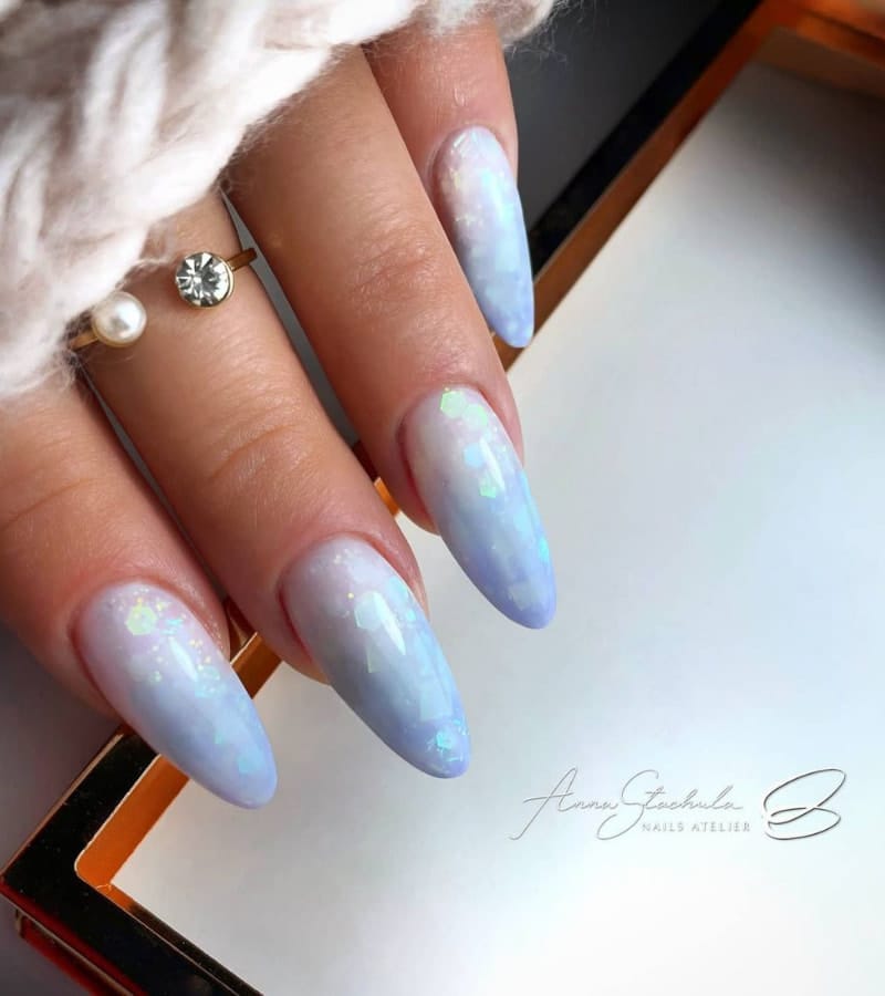 Blue Ombre Nail Art Ideas