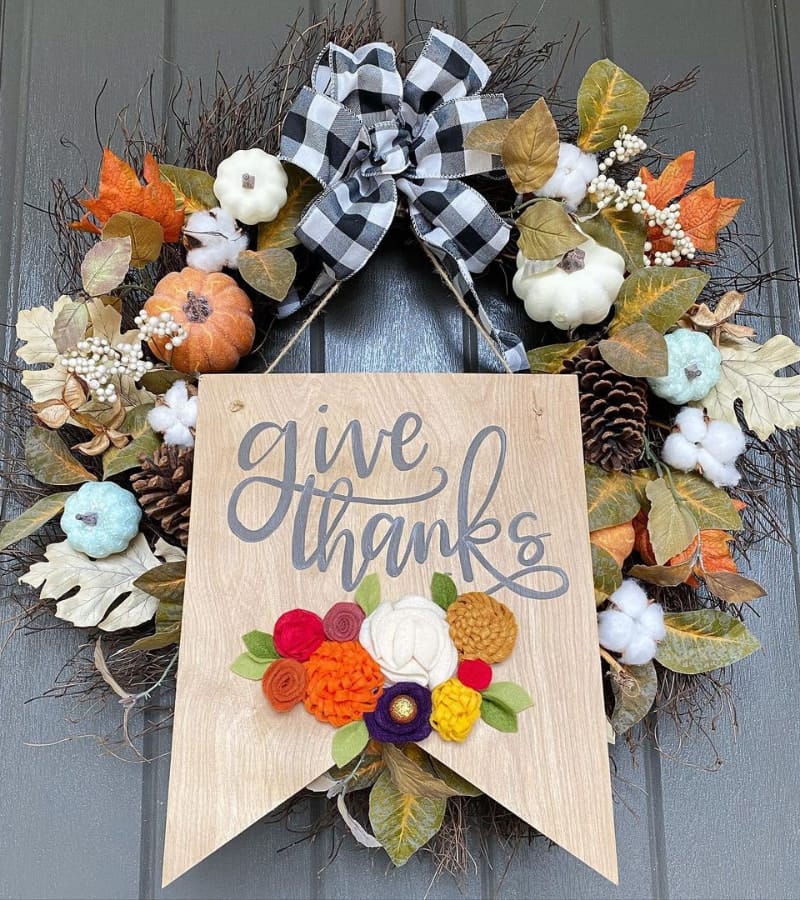 Thanksgiving Wreath Ideas