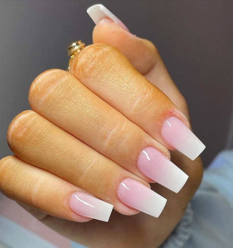 Pink Ombre Nail Art Ideas