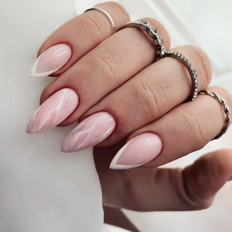 Almond Shaped French Nail Ideas