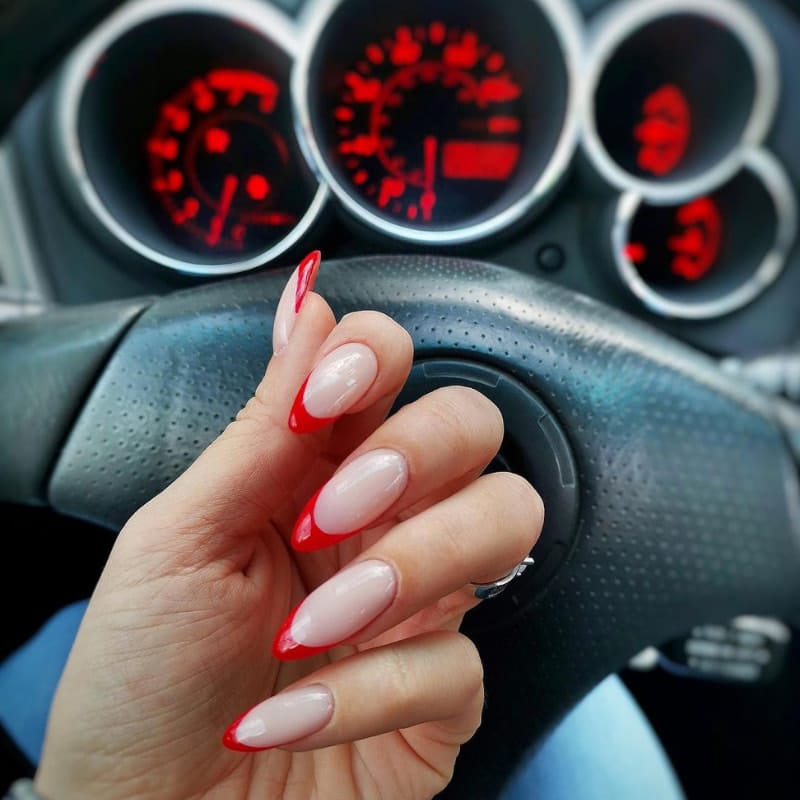 Red French Nail Ideas 