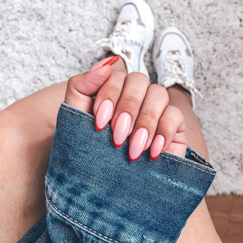 Red French Nail Ideas 