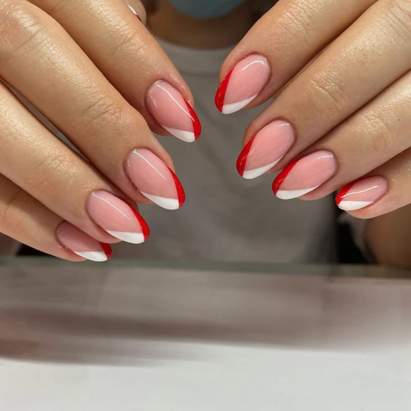 Red French Nail Ideas 