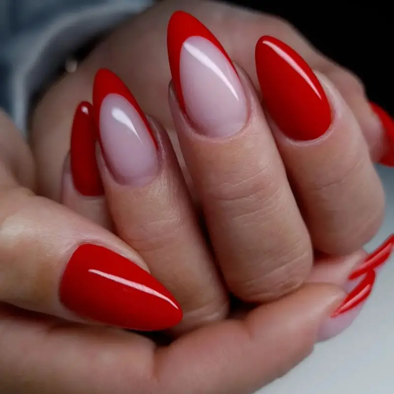 Red French Nail Ideas 