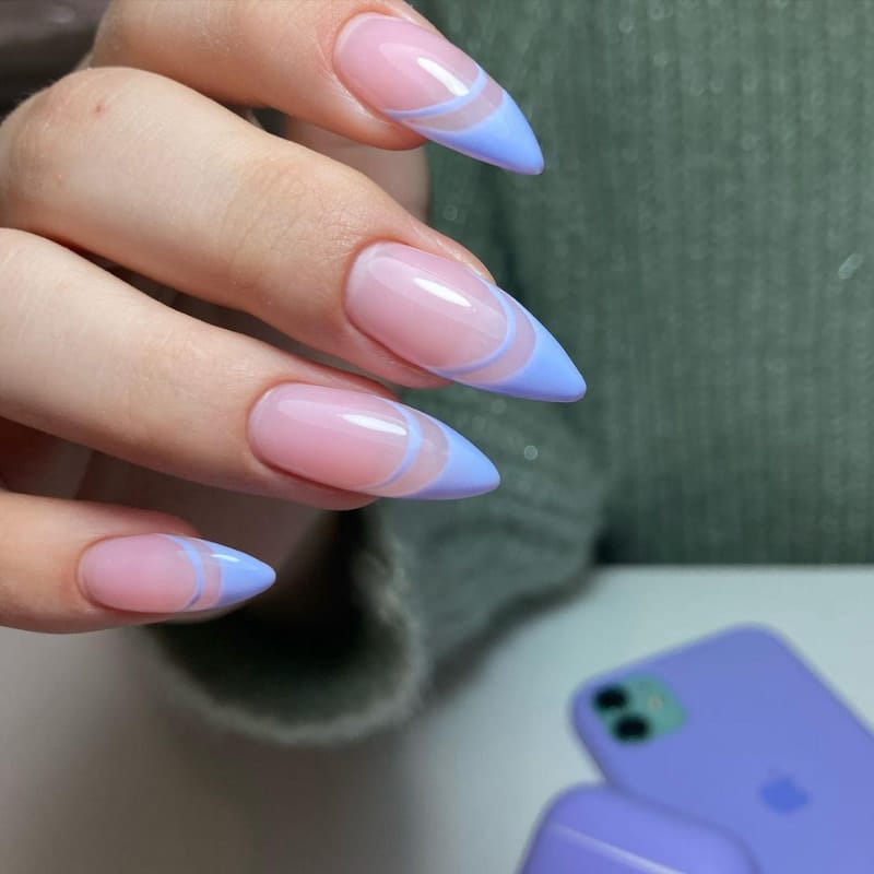 Almond Shaped French Nail Ideas