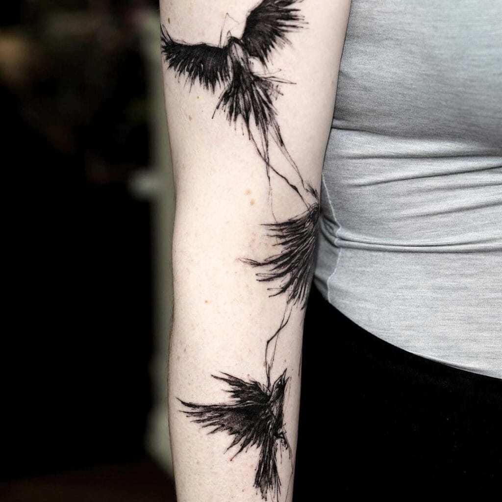 118 Insightful Raven Tattoo Ideas To Rescue Yourself From Hardship