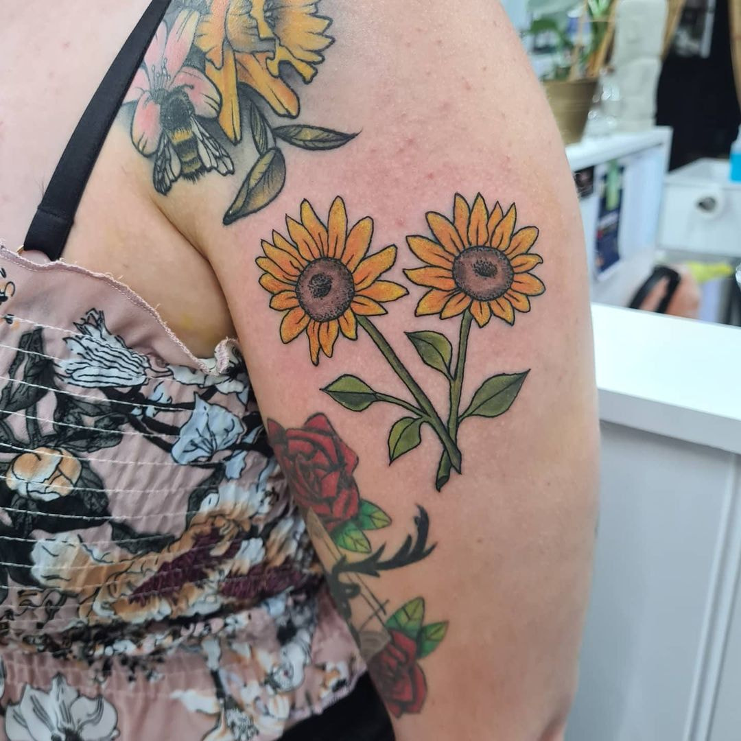 Sunflower Tattoo Ideas You’ll Actually Want Forever - WomenSew