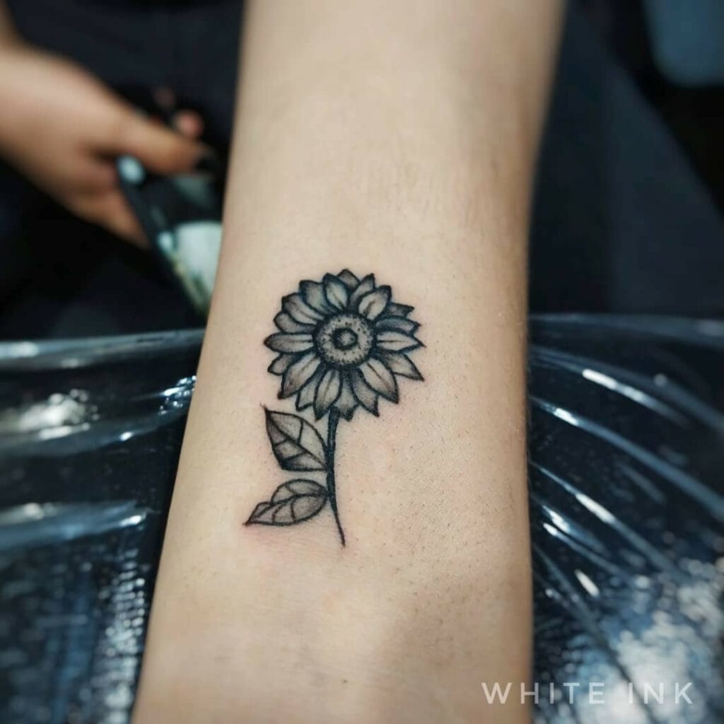 Sunflower Tattoo Ideas 