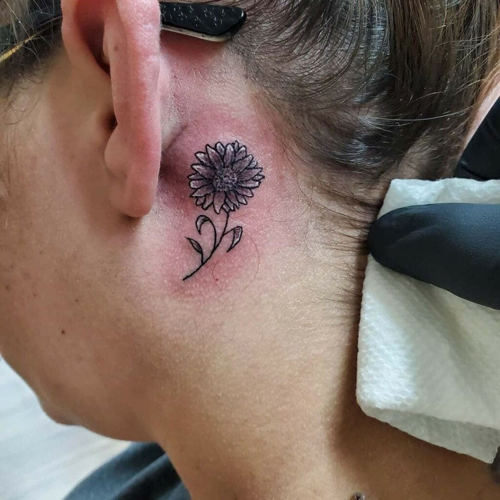 Sunflower Tattoo Ideas 