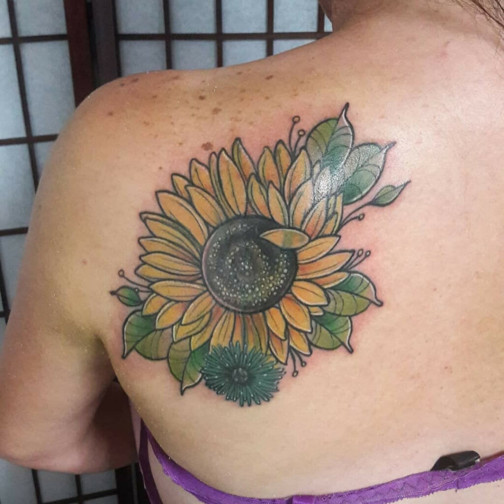Sunflower Tattoo Ideas 