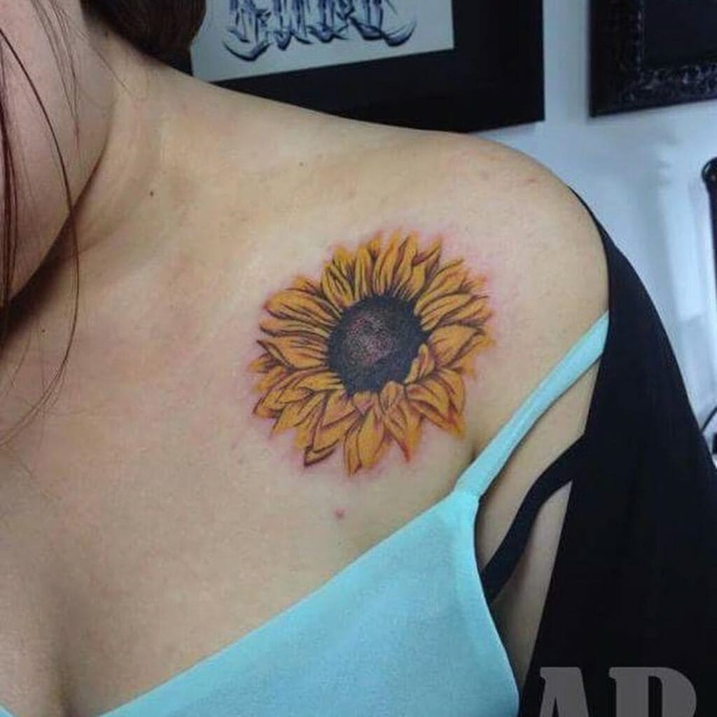 Sunflower Tattoo Ideas 