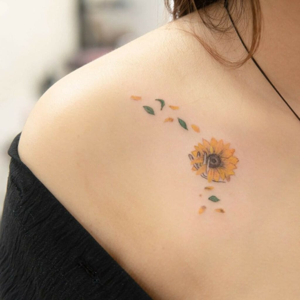 Sunflower Tattoo Ideas 