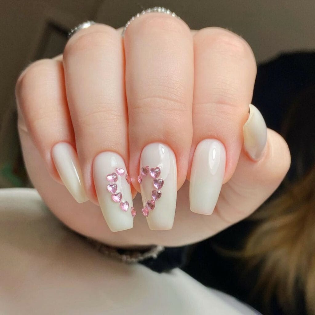 Nail Ideas With Rhinestones