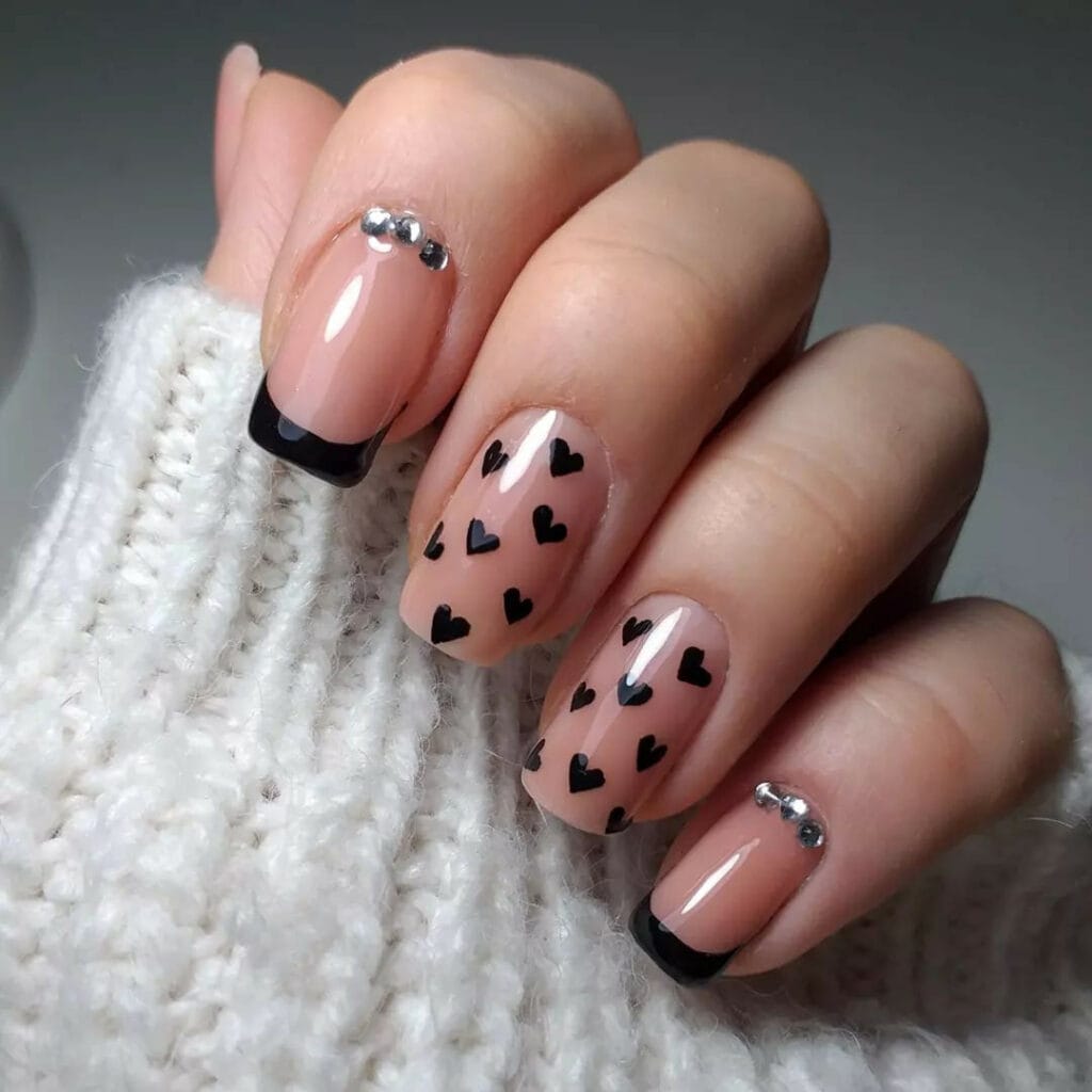 Nail Ideas With Rhinestones