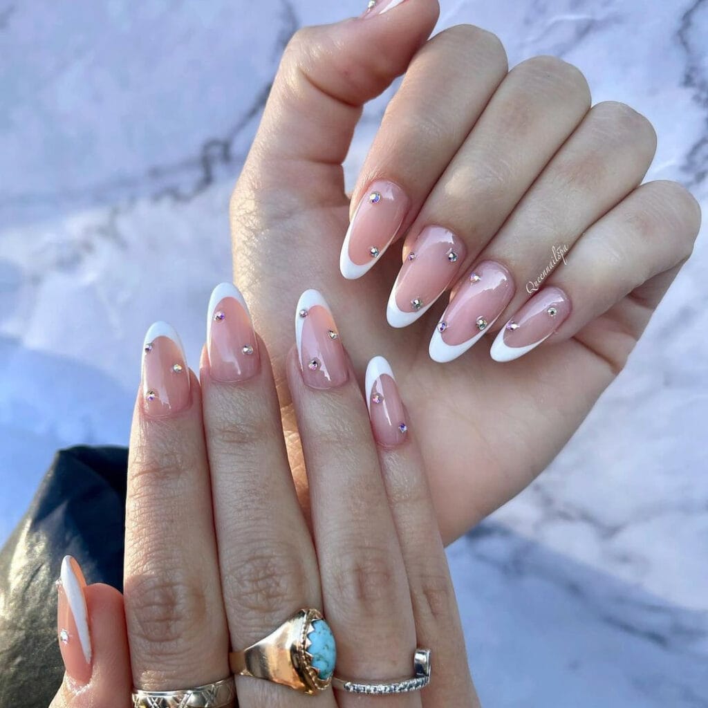 Nail Ideas With Rhinestones