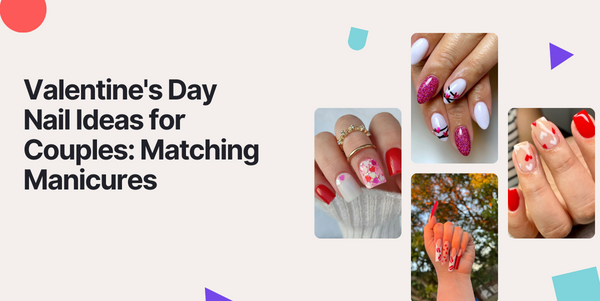 Valentine's Day Nail Ideas for Couples Matching Manicures