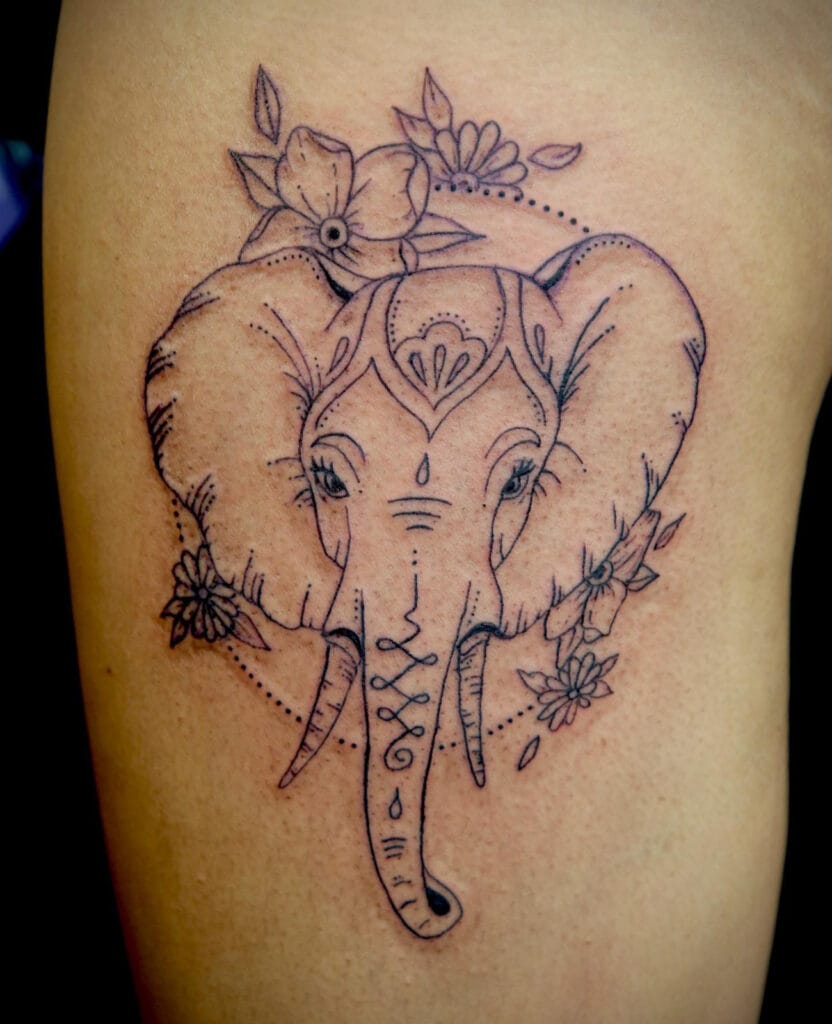 side thigh tattoo ideas