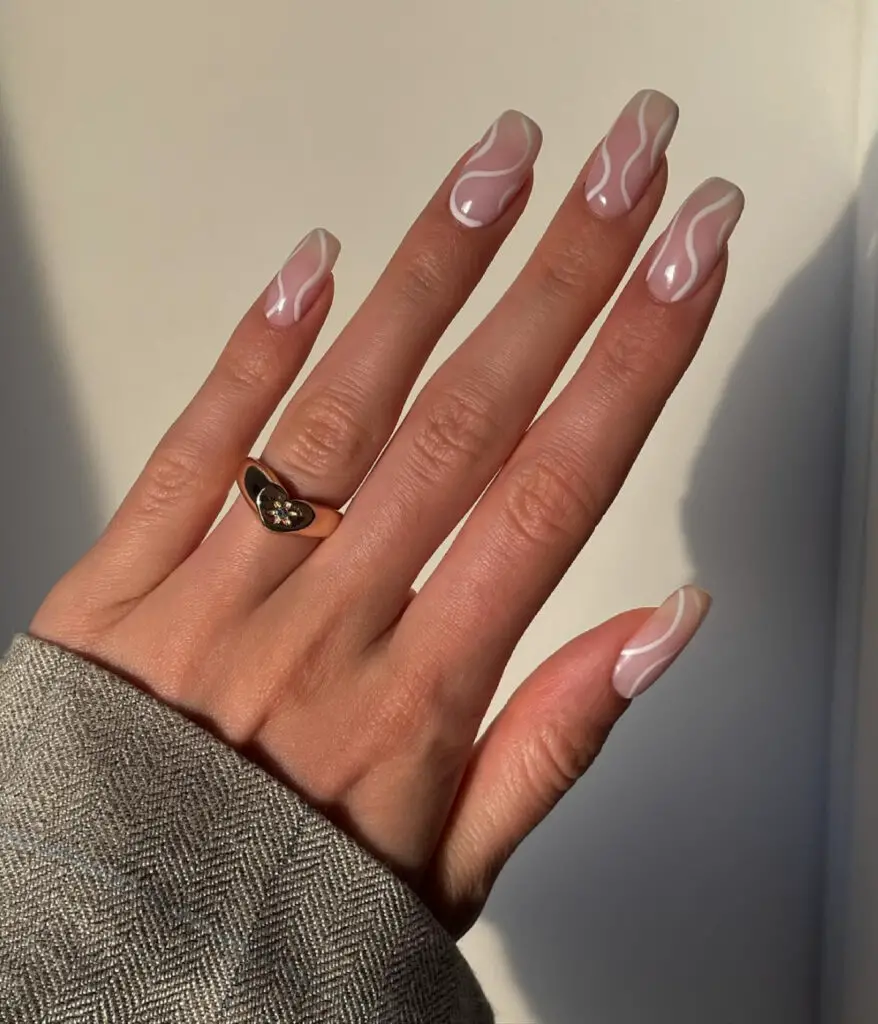 white nail