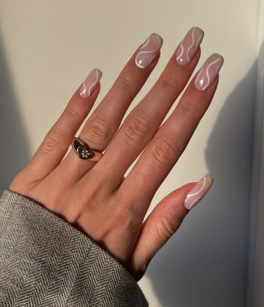 white nail