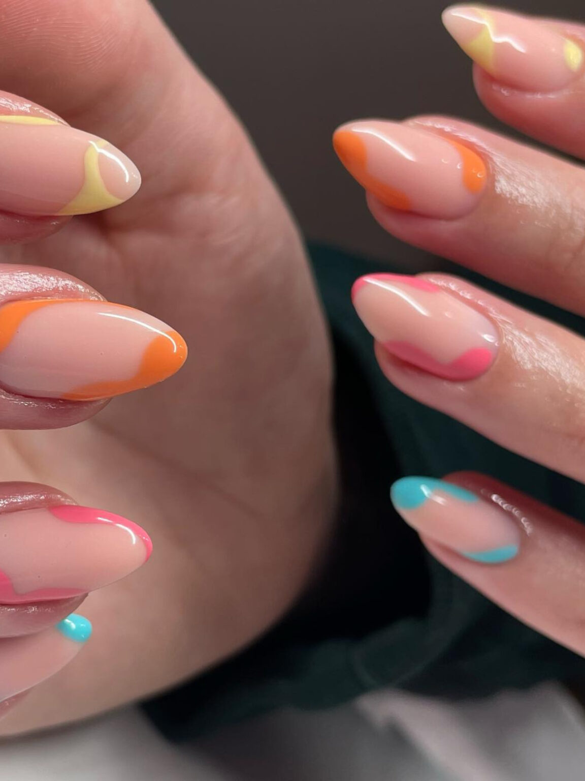 40+ Stunning Multi Color Nail Designs WomenSew