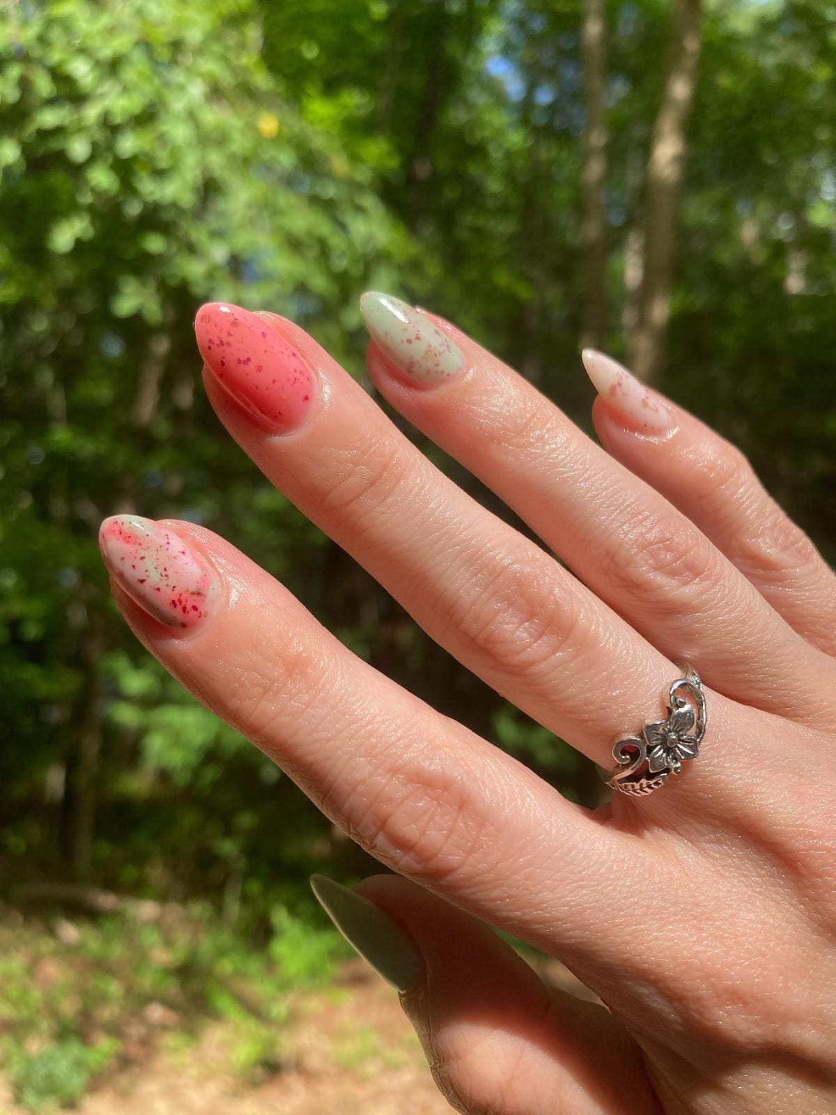 40+ Stunning Multi Color Nail Designs - WomenSew