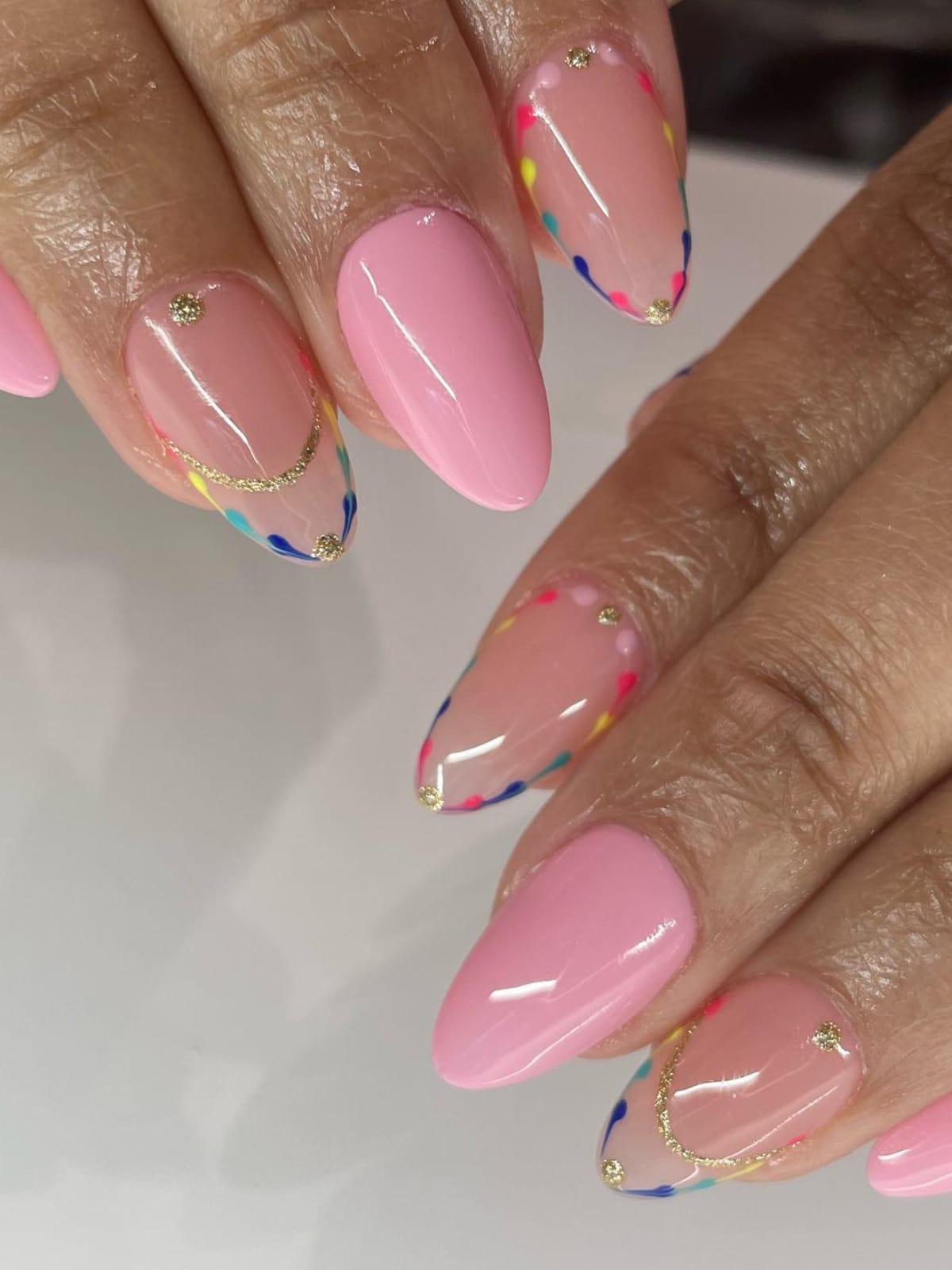 40+ Stunning Multi Color Nail Designs - WomenSew