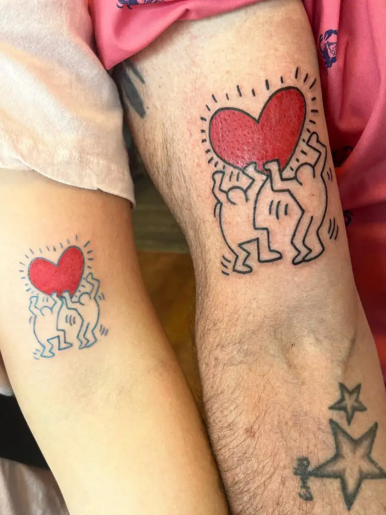 father-daughter tattoo
