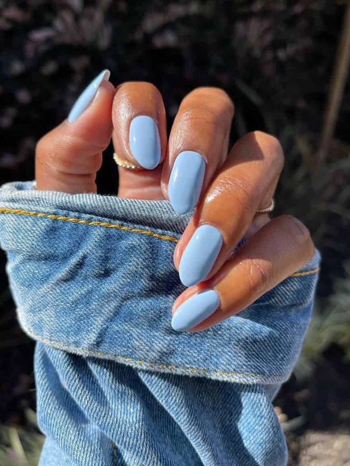 40 Delightful Blueberry Milk Nail Art Ideas To Try Womensew