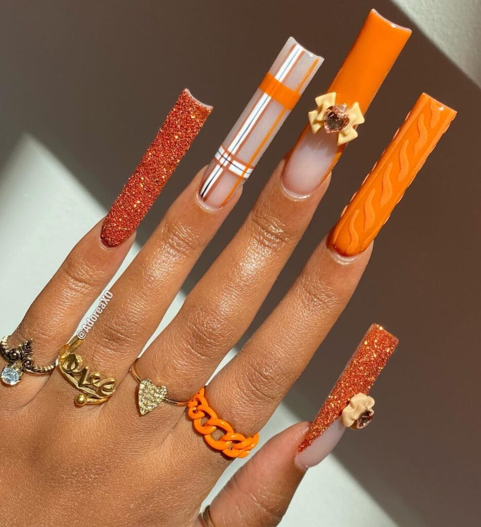 Square Fall Nail Ideas to Try