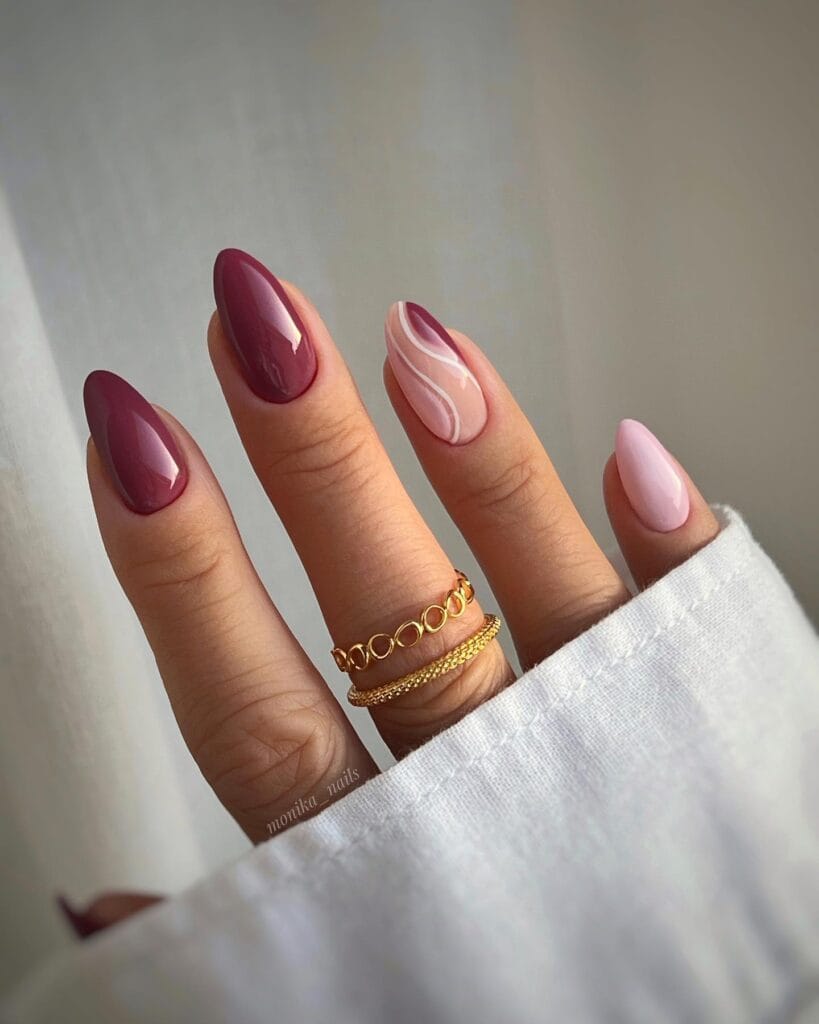 Solid Color Fall Nail Ideas 