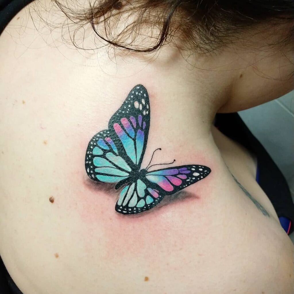 3D Butterfly Tattoo