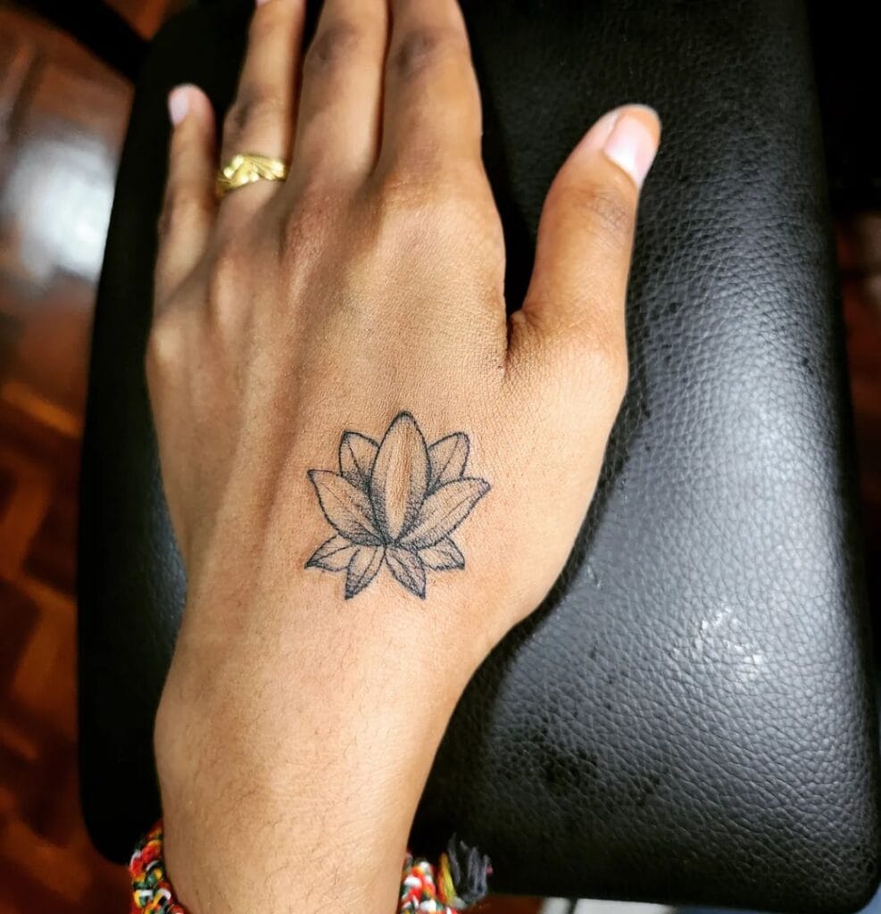 Lotus Flower Tattoo 