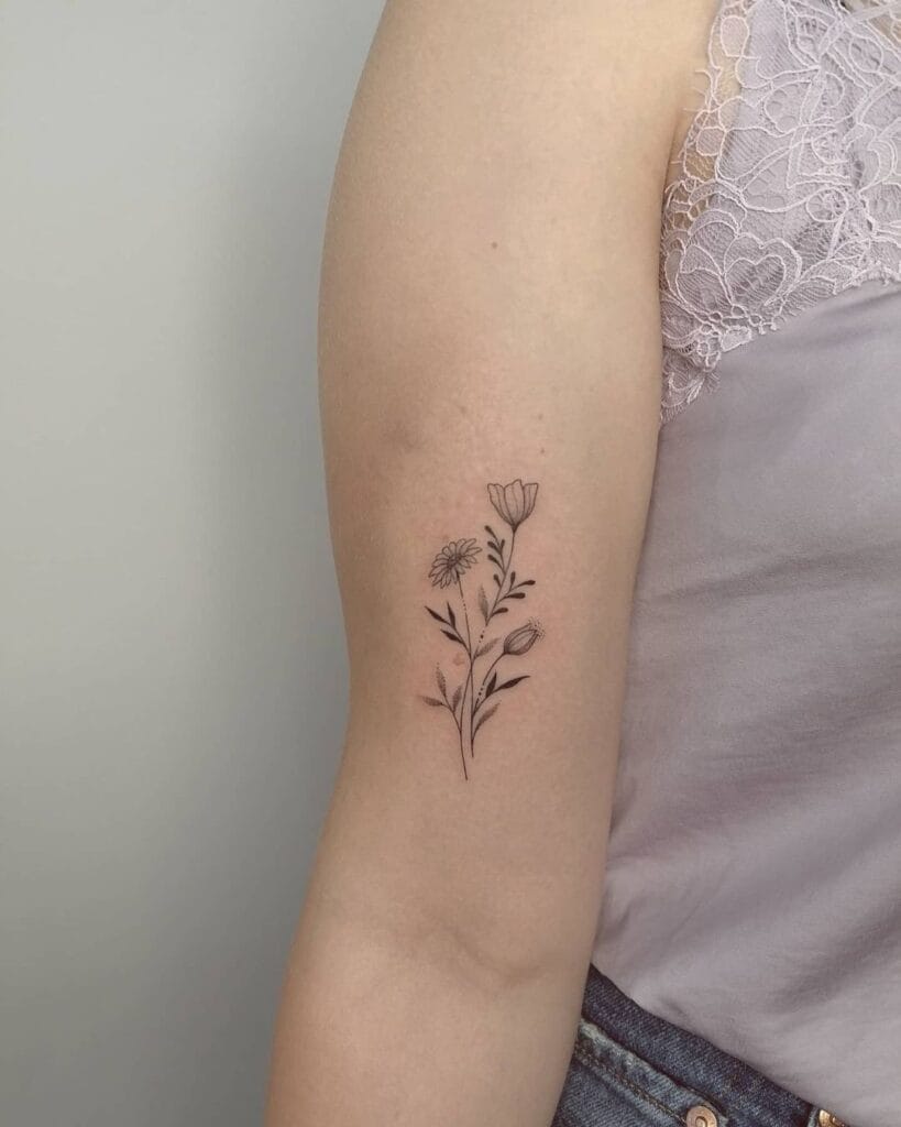 Upper Arm Small Tattoo