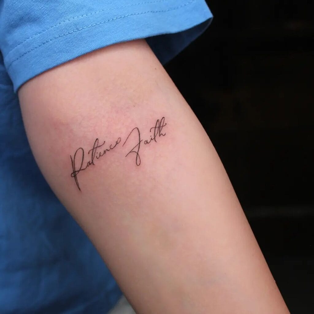 Quotes Mini Tattoo