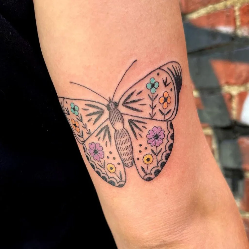 Butterfly Tattoo on Hand