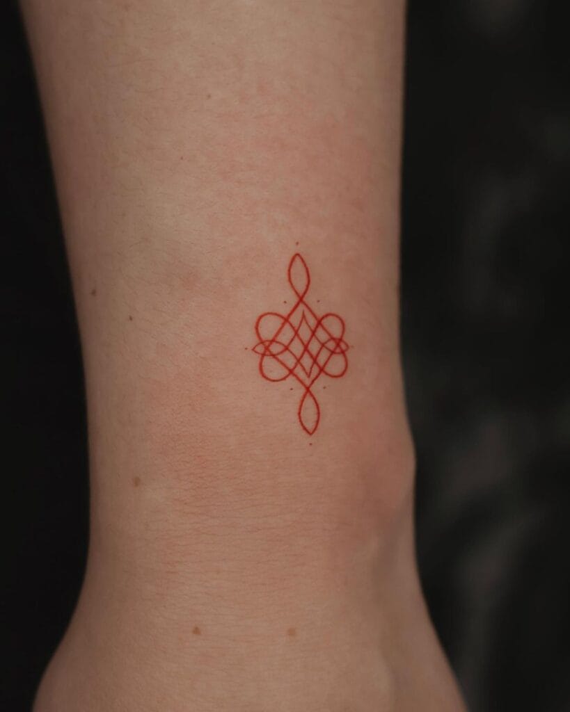 Mini Red Tattoo