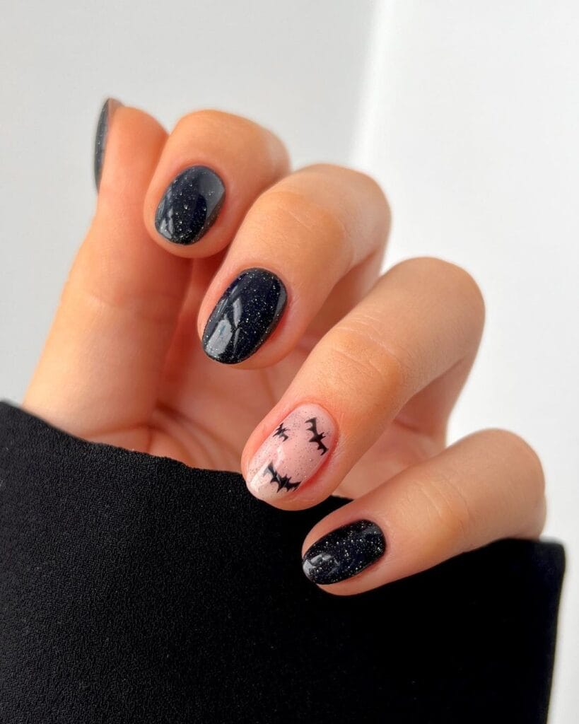 Bat Nail Art 