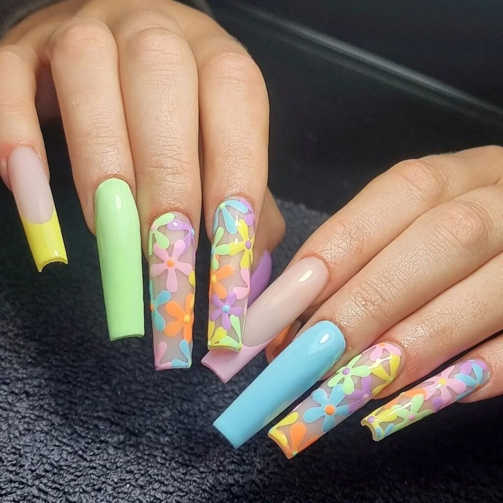 Floral Nail