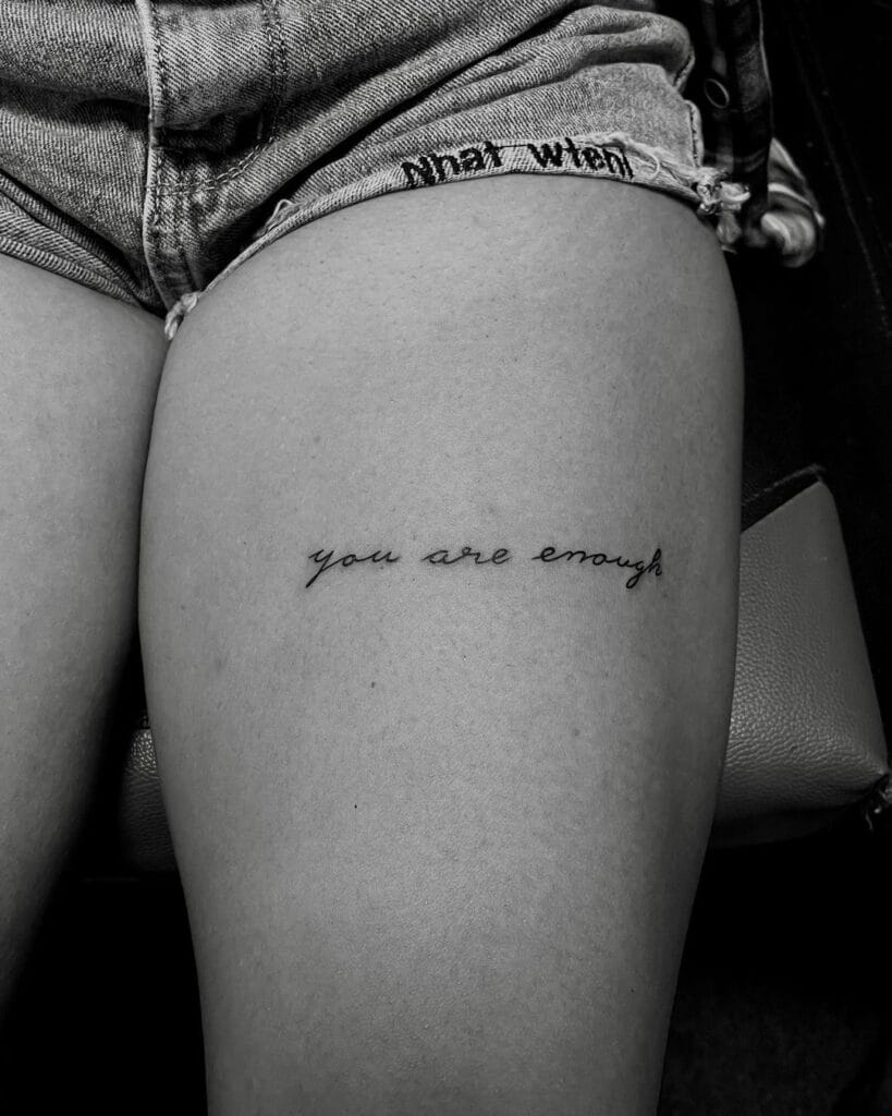 Quotes Mini Tattoo