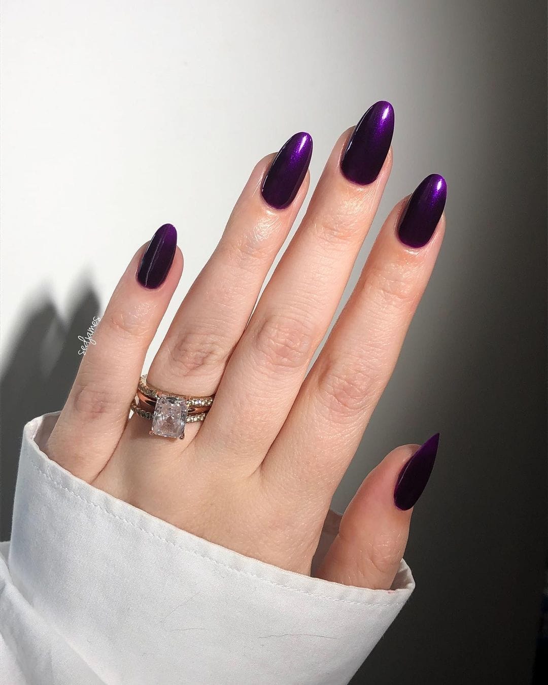 20+ Dark Purple Nail Ideas to Elevate Your Style Game - WomenSew