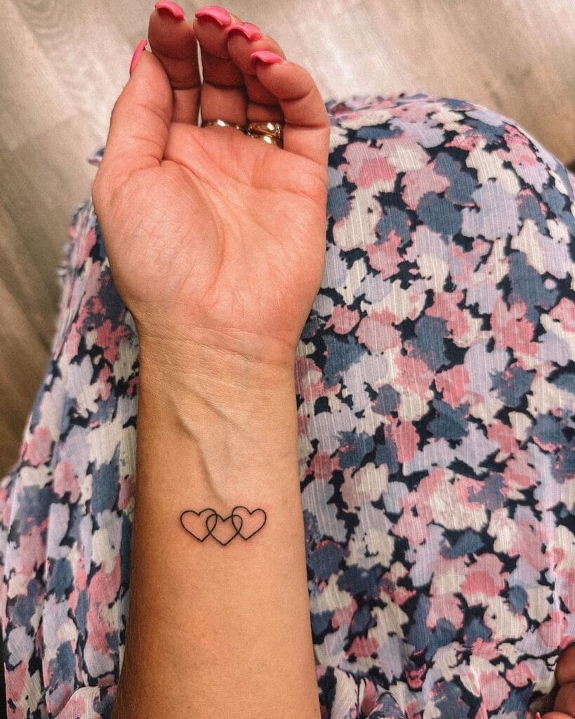 mini wrist tattoo