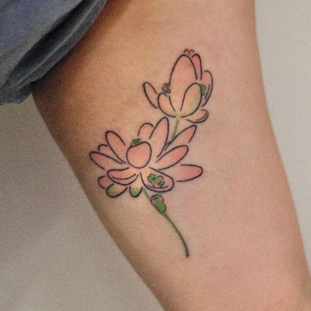 Lotus Flower Tattoo 