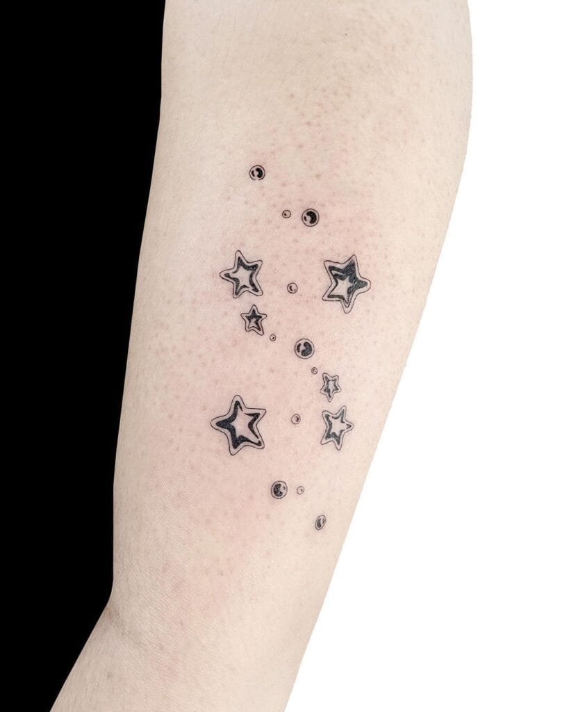 Mini Star Tattoo 